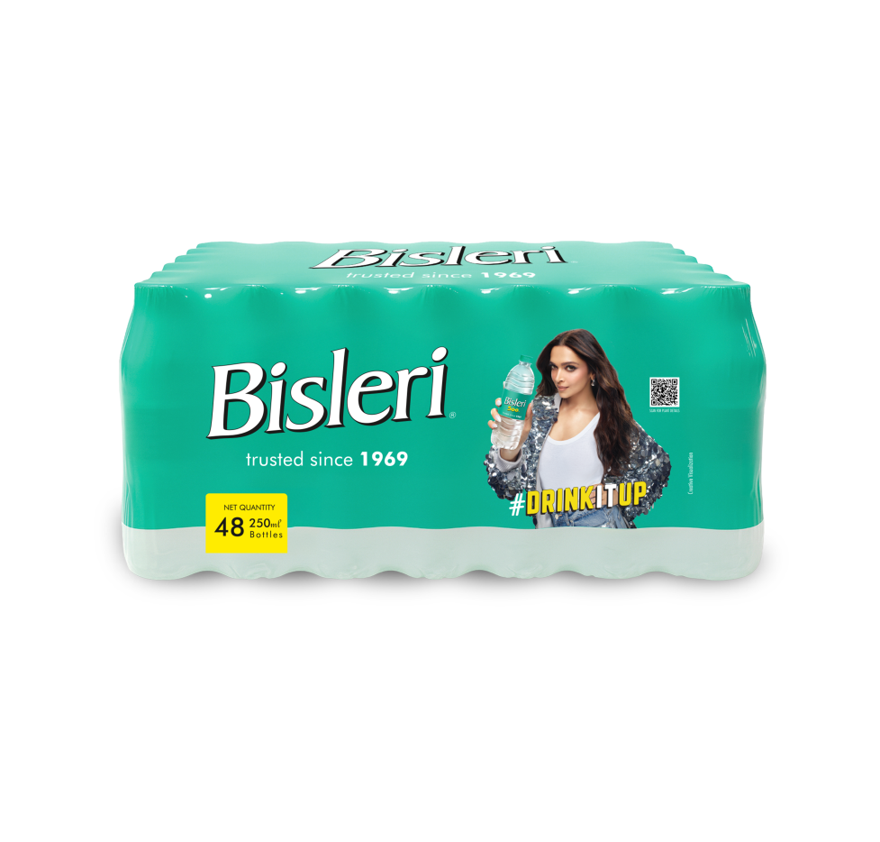 Bisleri 250 ML Packaged Drinking Water case